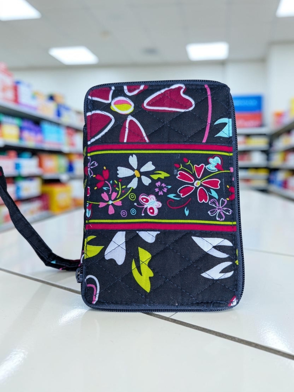 Boutique Quilted Cotton 7-Day Travel Pill Organizer Case (NWOT)